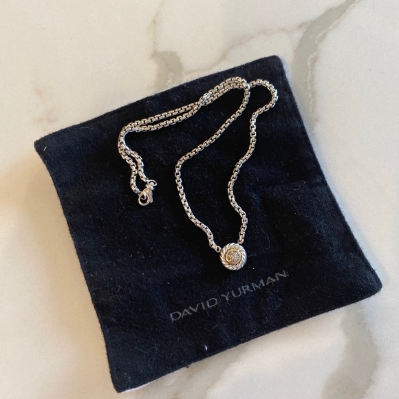David Yurman Jewelry - David Yurman Cookie Diamond Pave Necklace